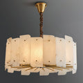 Alabaster Lorry Round Chandelier 20