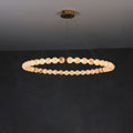 Alabaster Orb Ring Chandelier - ∅ 31.5″ x H 2.4″Gold & WhiteWarm Light-Jecanoli