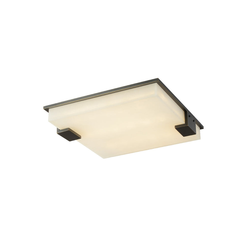Alabaster Petal Flush Mount Ceiling Light