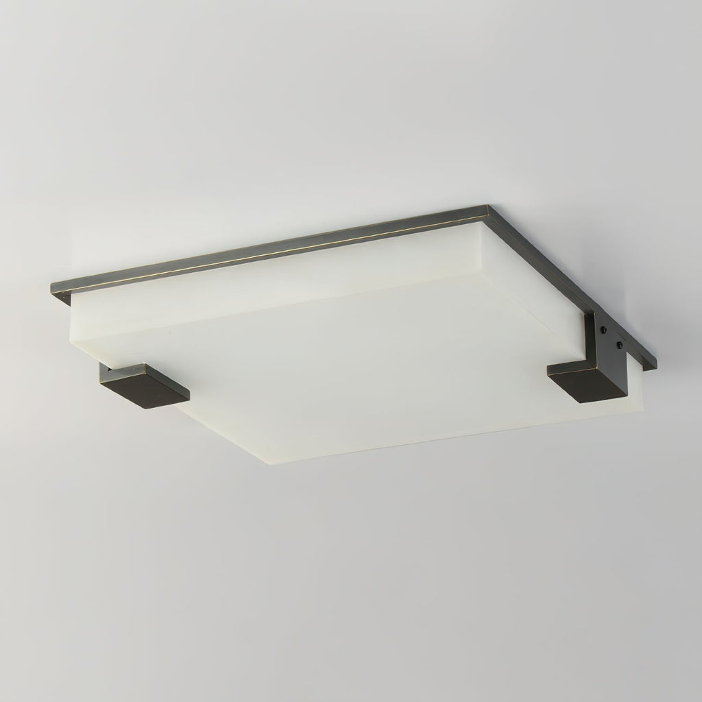 Alabaster Petal Flush Mount Ceiling Light - view 10