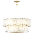 Alabaster Rancho 2 - Tier Round Chandelier (34.25