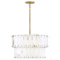 Alabaster Rancho 2 - Tier Round Chandelier (Middle) - Jecanoli