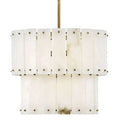Alabaster Rancho 2 - Tier Round Chandelier (Middle) - Jecanoli