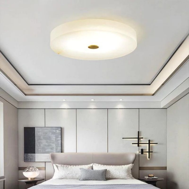 Alabaster Round Led Flushmount 11.8" 15.7" 19.7"-Flush Mount-Jecanoli