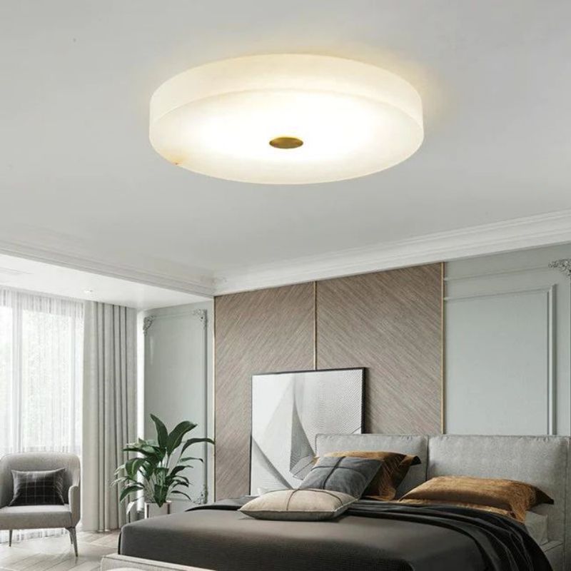 Alabaster Round Led Flushmount 11.8" 15.7" 19.7"-Flush Mount-Jecanoli