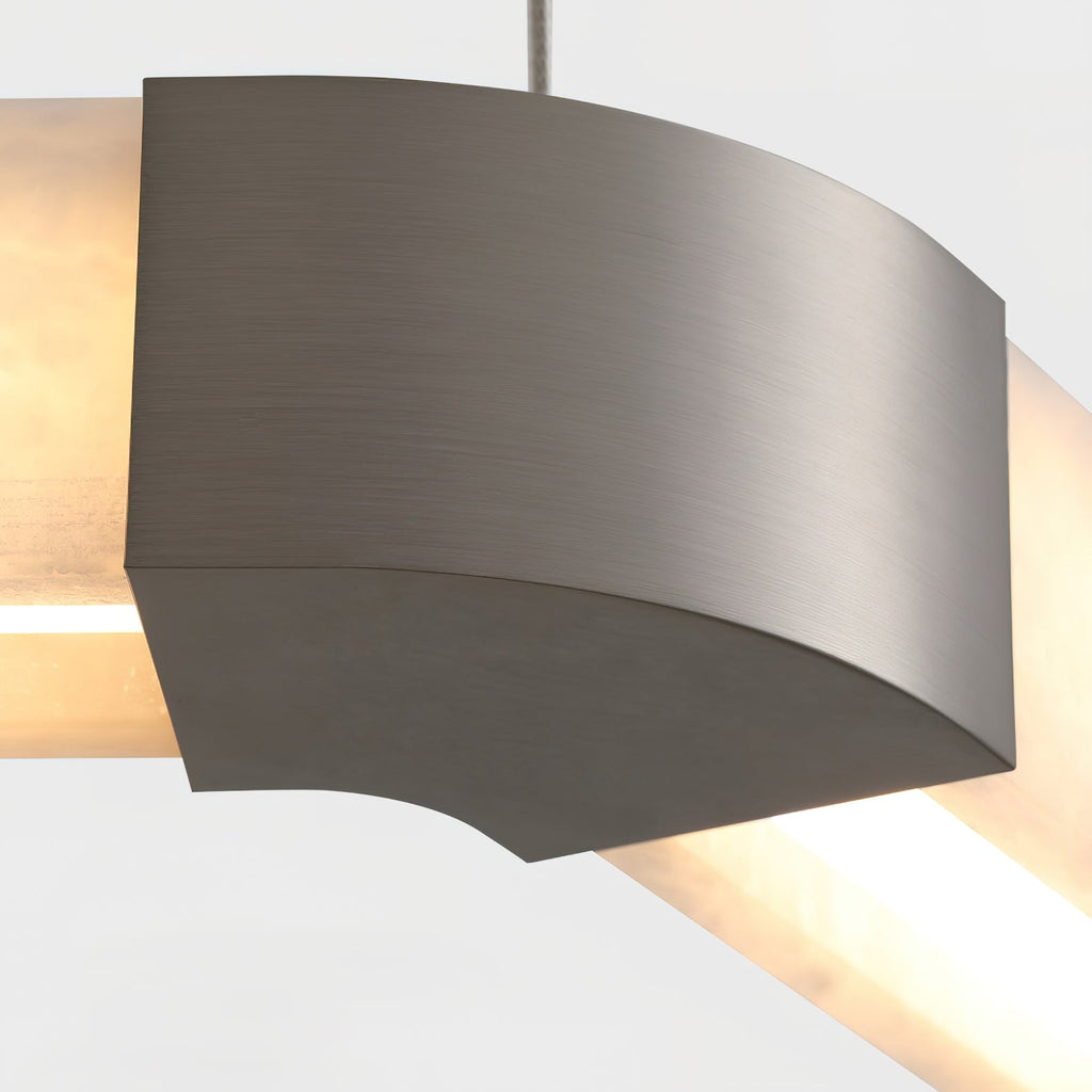 Alabaster Single Ring Chandelier - view 10