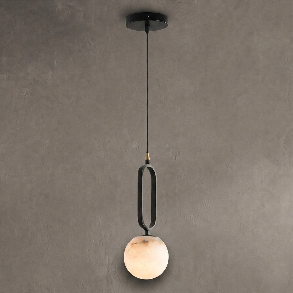 Alabaster Sphere Pendant