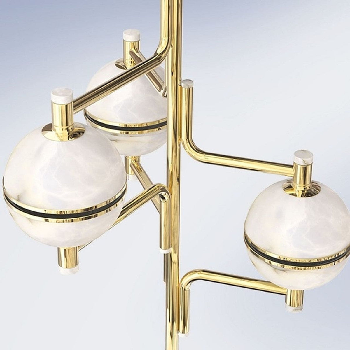 Alabaster Suspension Chandelier - Jecanoli