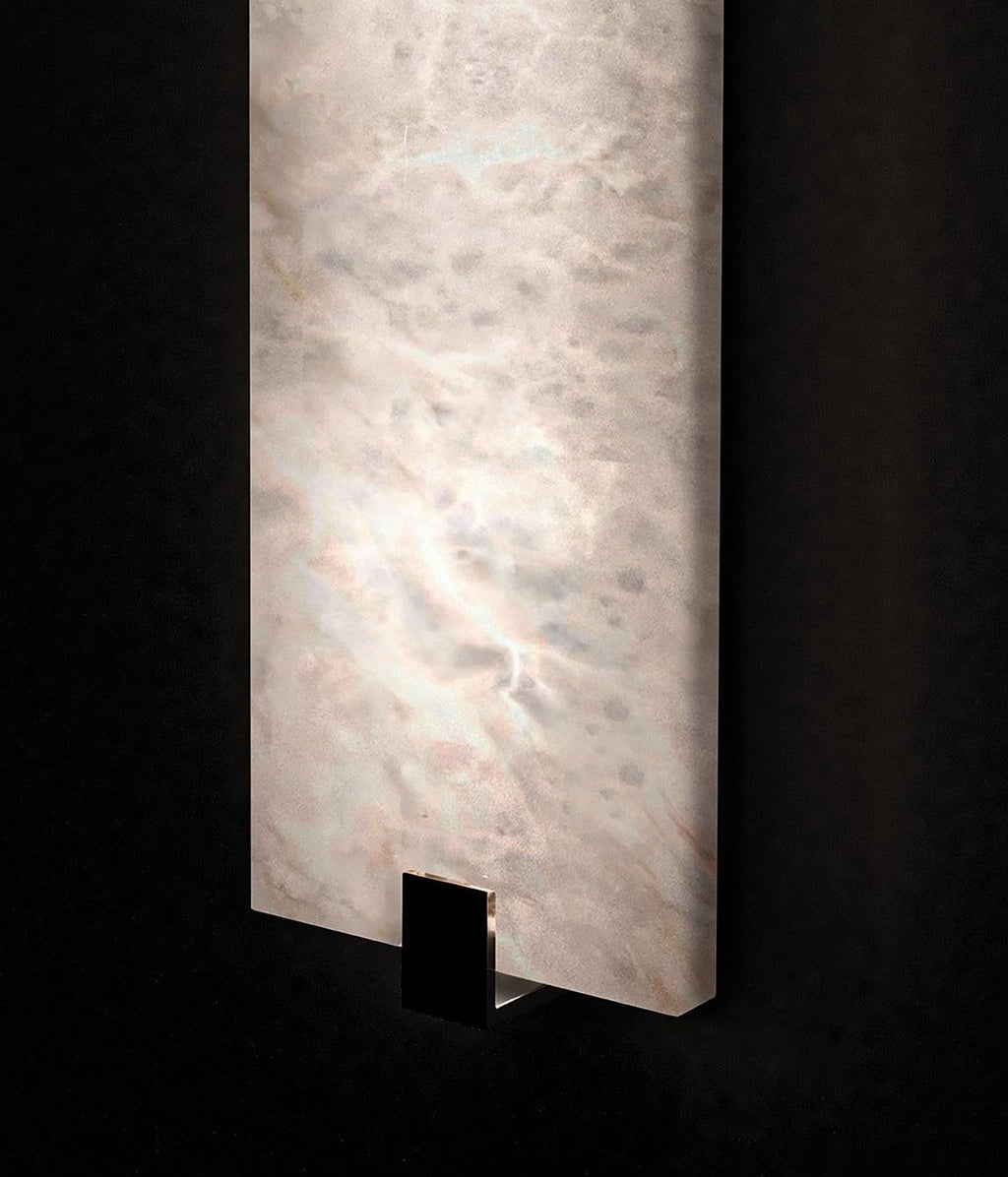 Alabaster Tapered Wall Sconce 20"H - view 4