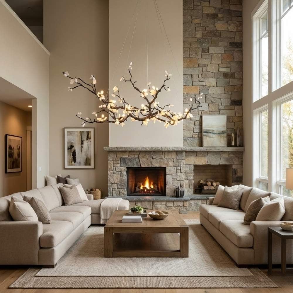 Alba Tree Branch Chandelier-Jecanoli