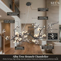 Alba Tree Branch Chandelier-Jecanoli