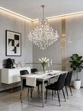 37 Lights Maria Theresa Chandelier 44 Inch Elegant Chrome Crystal Lighting-大吊灯-Jecanoli