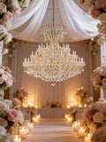 84 Inch Extra Large Crystal Chandelier Classical 72 Lights Maria Theresa Chandelier for Wedding Hall-大吊灯-Jecanoli