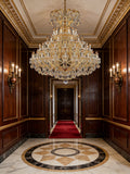 66 Lights Big Maria Theresa Chandelier 60 Inch Large Crystal Chandelier for Foyer-大吊灯-Jecanoli