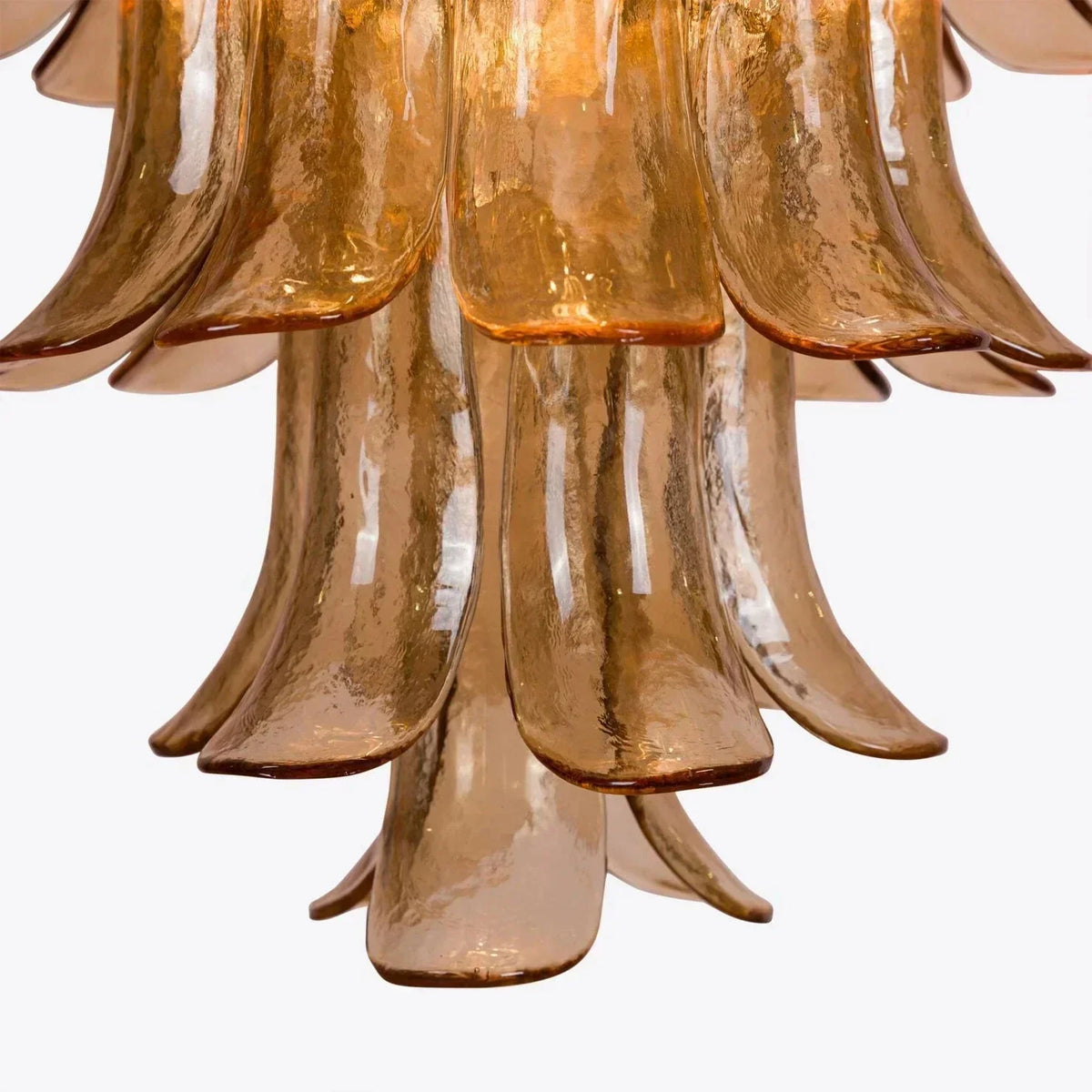 Amber Petalo Chandelier – 2 Sizes - Large 35.4"W - Manor Lights