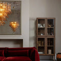 Amber Petalo Chandelier – 2 Sizes - Large 35.4