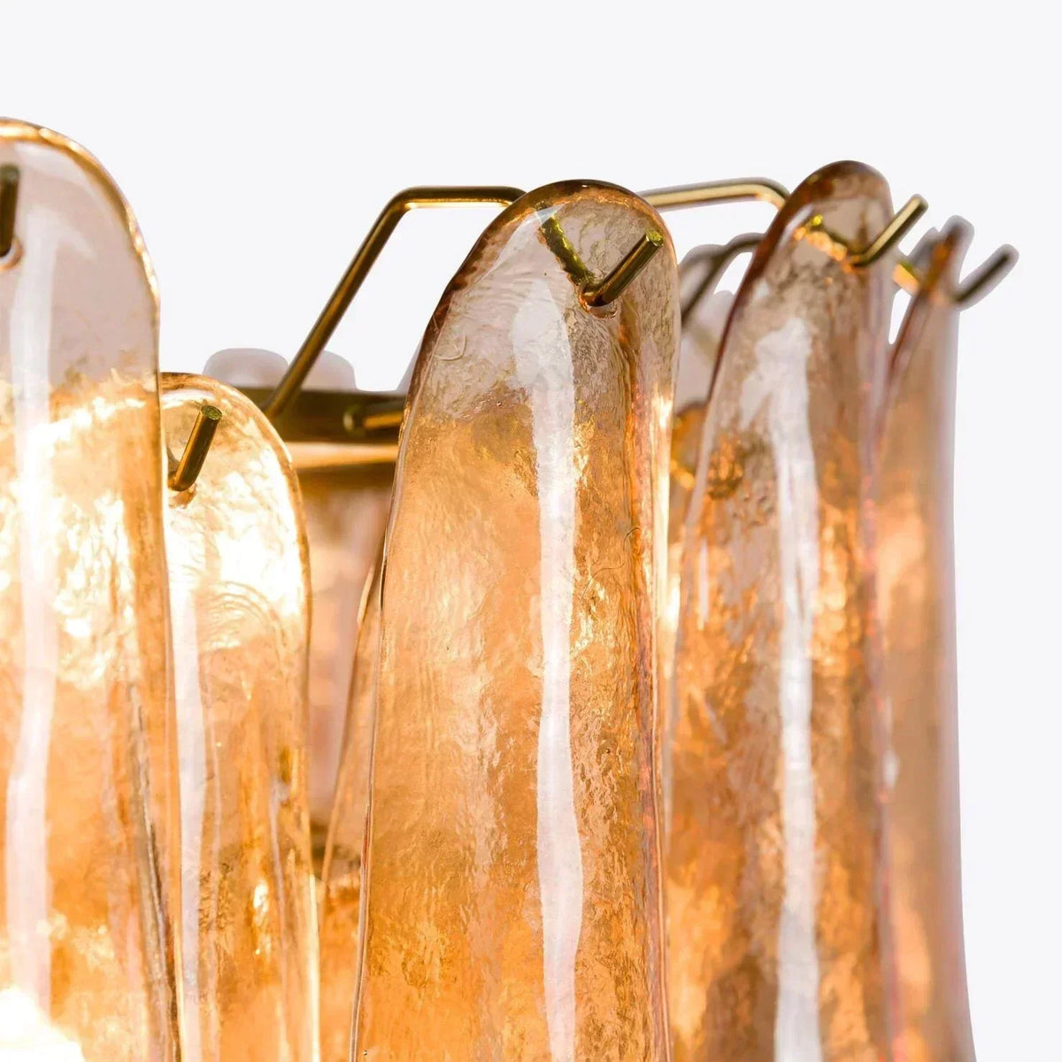 Amber Petalo Chandelier – 2 Sizes - Large 35.4"W - Manor Lights