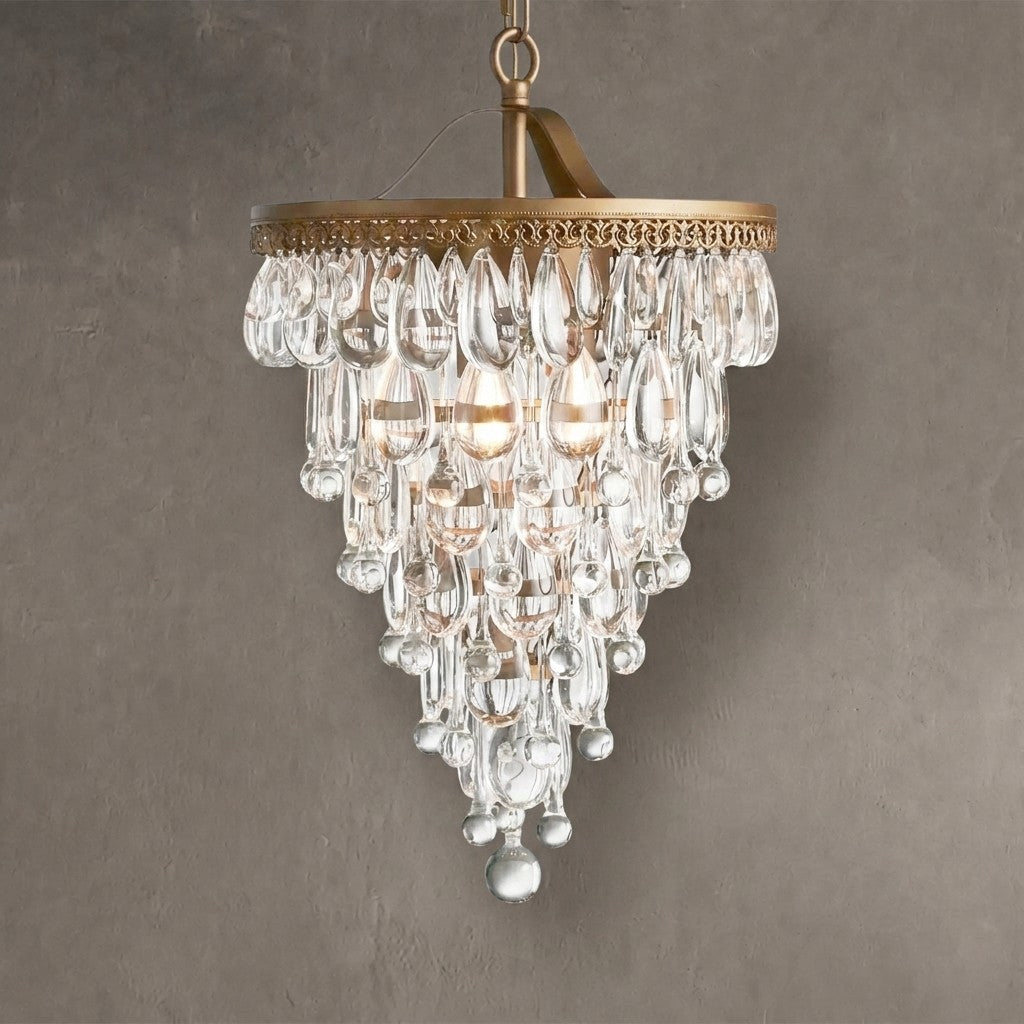 Anabella Round Chandelier 17''23''H