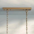 Anabelle Rectangular Chandelier in clear by Blush Lighting