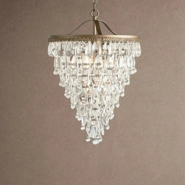 Anabelle Round Chandelier 17''23''H - 17''Jecanoli
