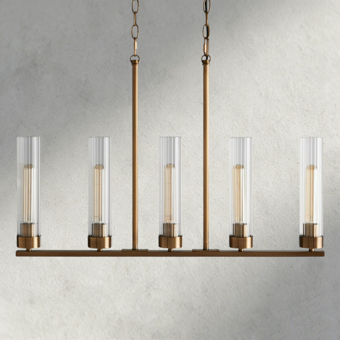 Andreas 5-Light Linear Chandelier