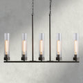 Bronze Andreas 5-Light Linear Chandelier