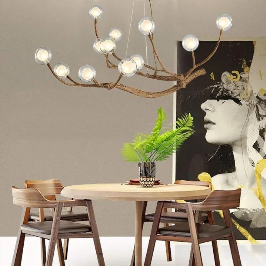 Appa Rustic Tree Branch Chandelier - - Jecanoli