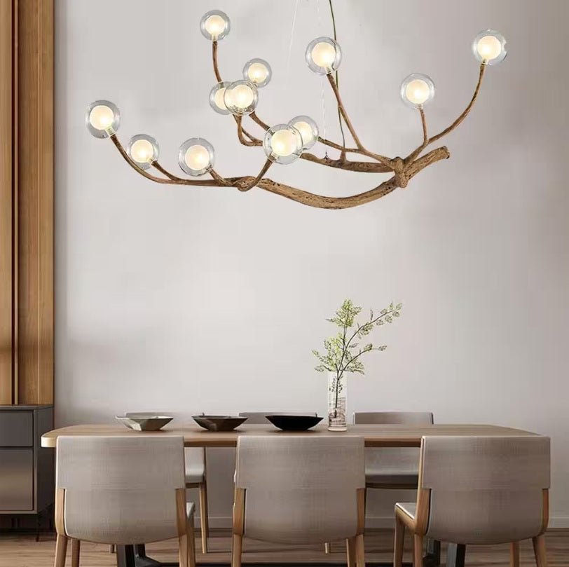 Appa Rustic Tree Branch Chandelier - - Jecanoli