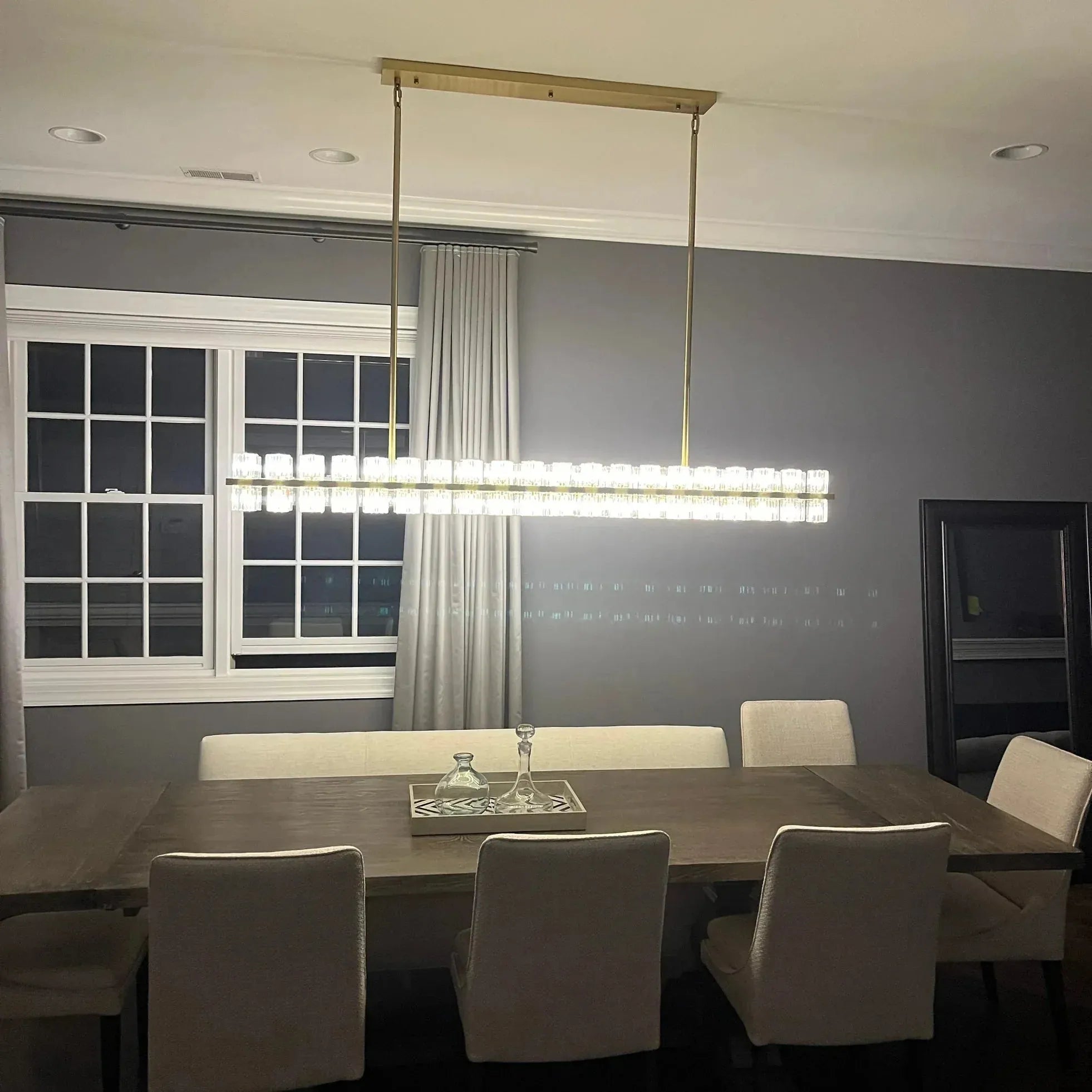 Auraline Rectangular Chandelier