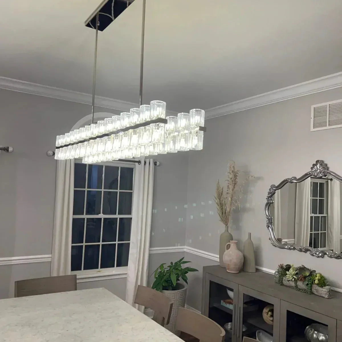 Auraline Rectangular Chandelier