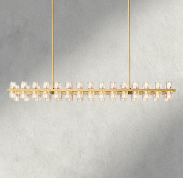 Arcachon LED Rectangular Chandelier 54", 72"-chandelier-Jecanoli