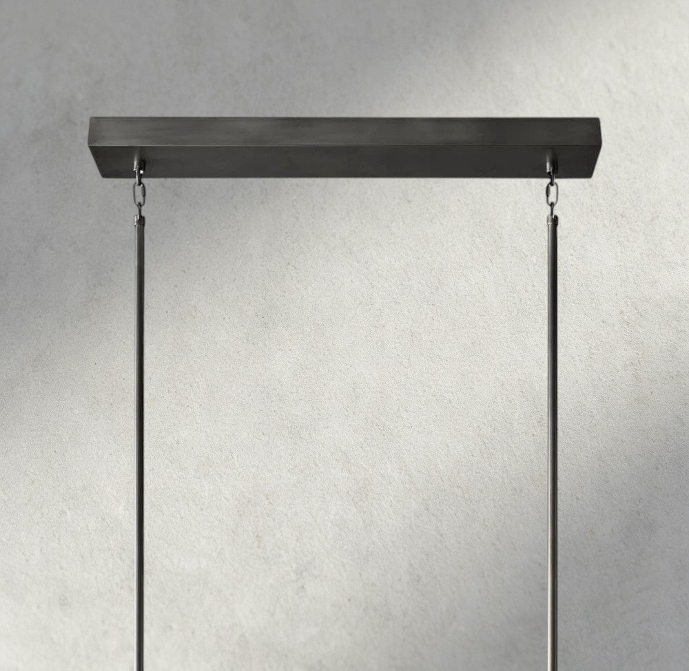 Arcachon LED Rectangular Chandelier 54", 72"-chandelier-Jecanoli