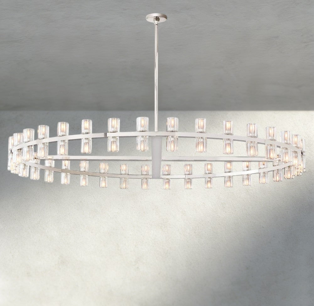 Arcachon LED Round Chandelier 36", 48", 60"-chandelier-Jecanoli
