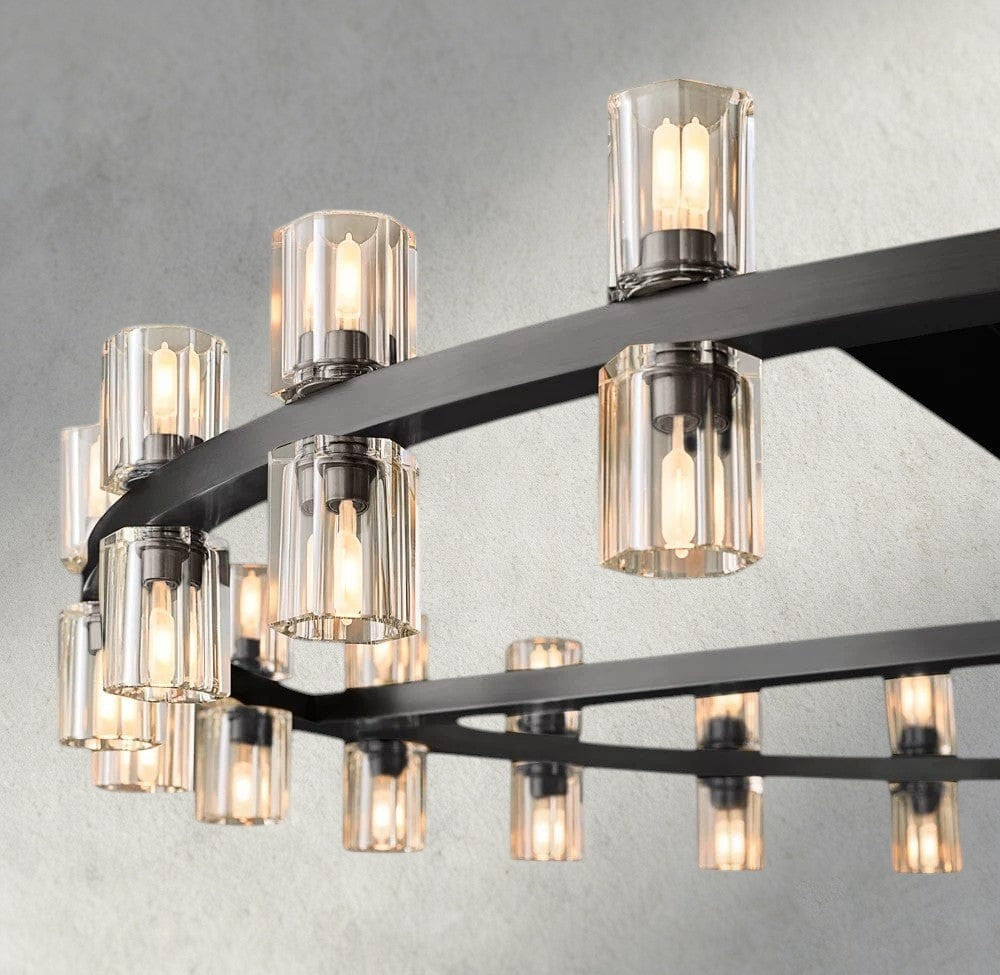 Arcachon LED Round Chandelier 36", 48", 60"-chandelier-Jecanoli