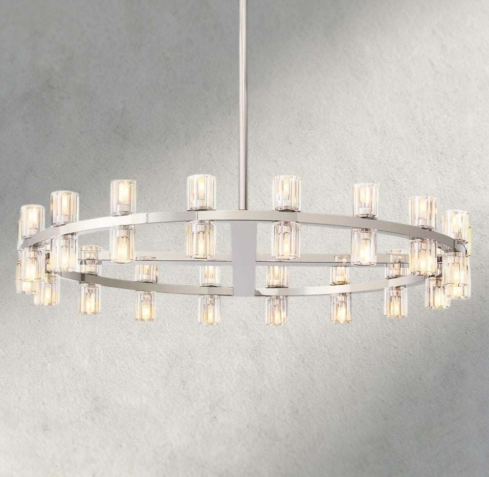 Arcachon LED Round Chandelier 36", 48", 60"-chandelier-Jecanoli