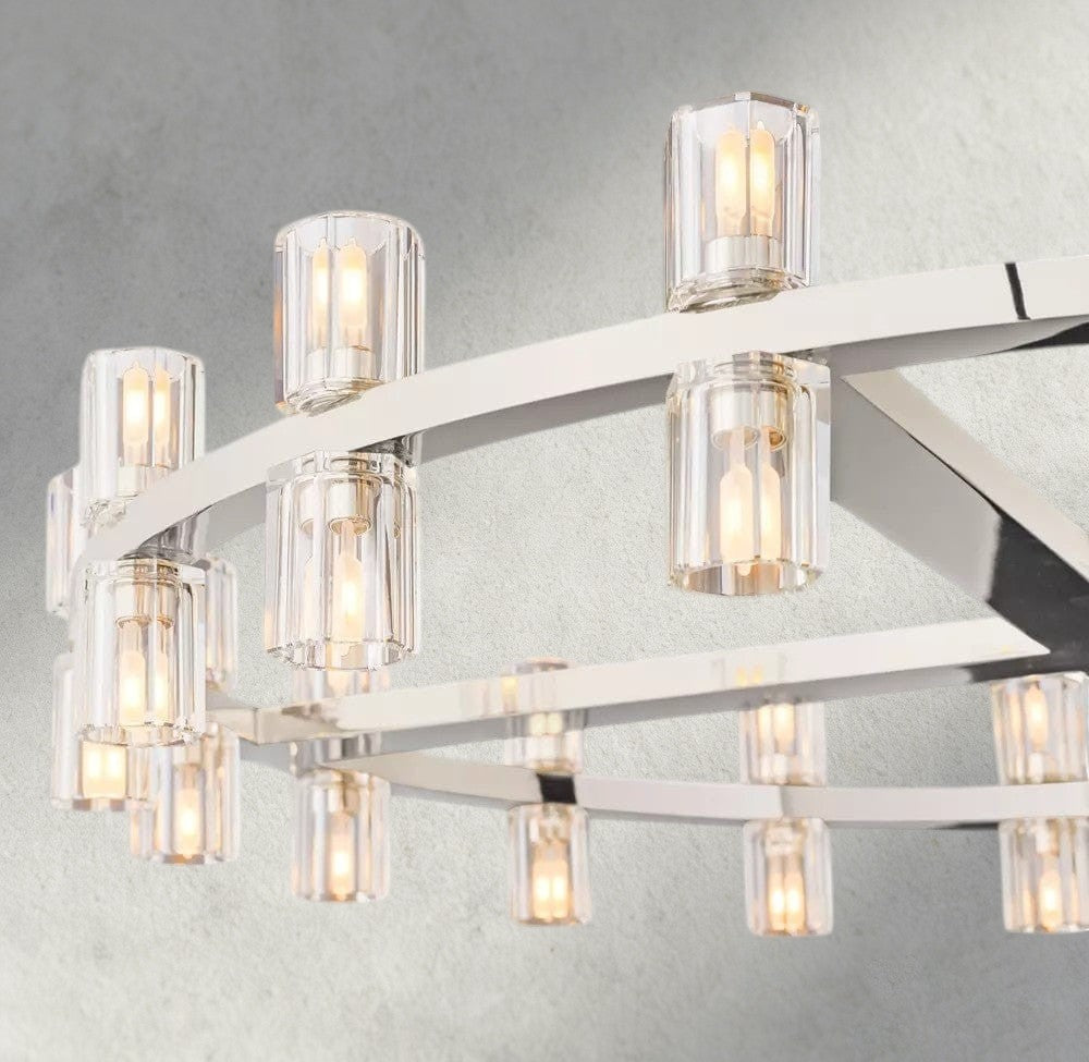 Arcachon LED Round Chandelier 36", 48", 60"-chandelier-Jecanoli