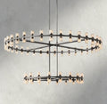 Arcachon LED Round Two-Tier Chandelier 60
