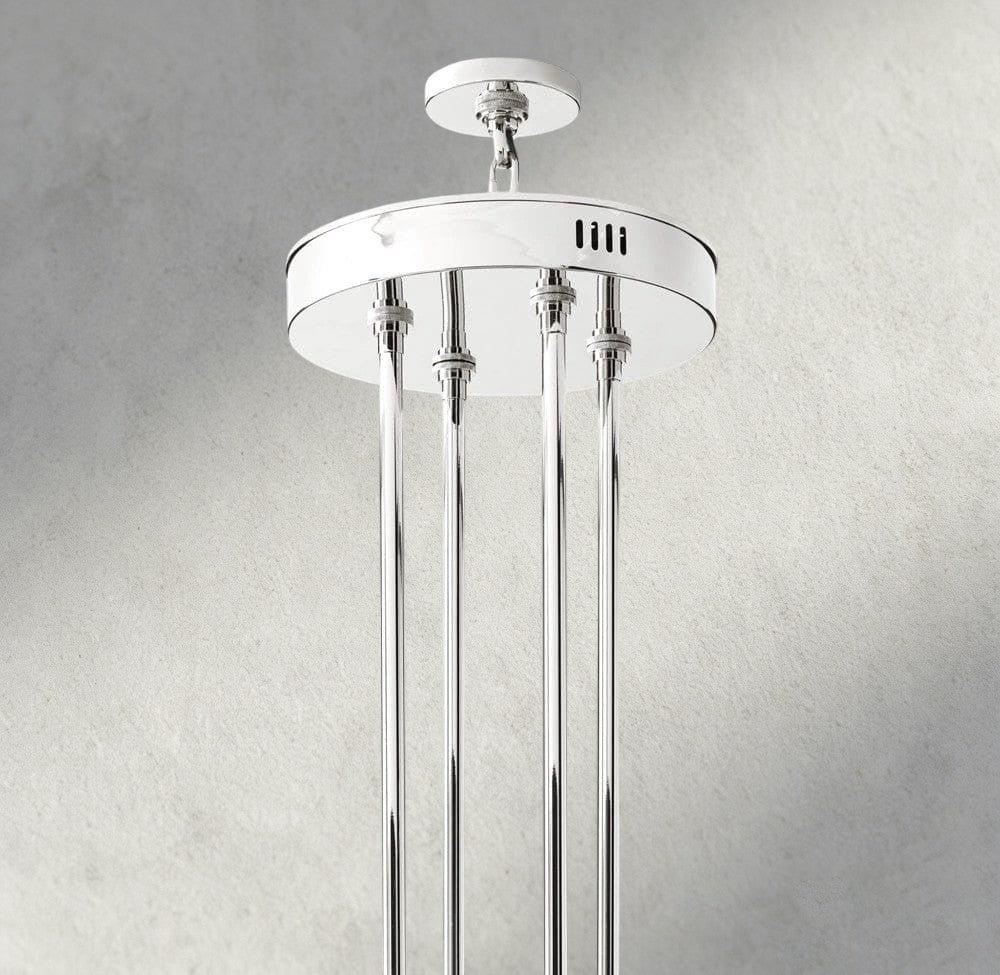 Arcachon LED Round Two-Tier Chandelier 60"-chandelier-Jecanoli