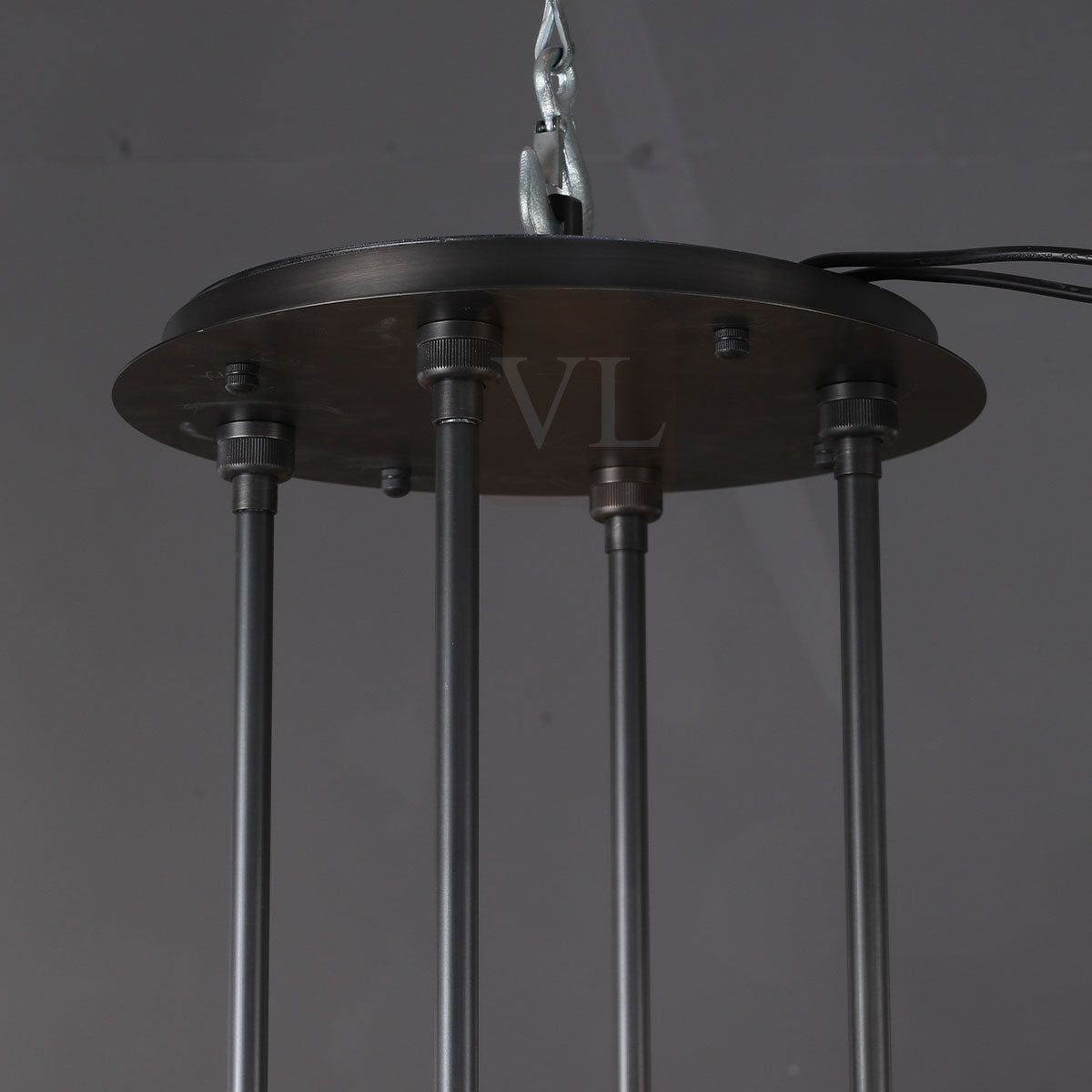 Auraline Crystal 2-Tier Round Chandelier 60"