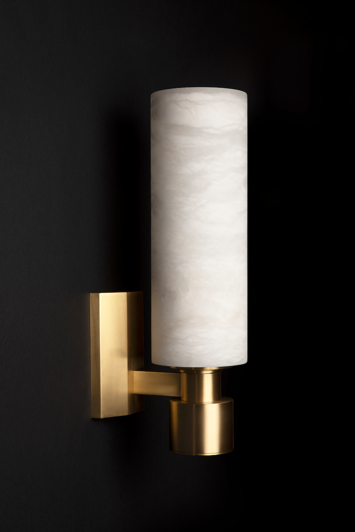 Ashton Alabaster Wall Sconce-Wall Sconce-Jecanoli