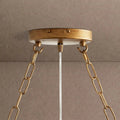 Aubrey 7 Light Oval Chandelier - BlackBlushlighting
