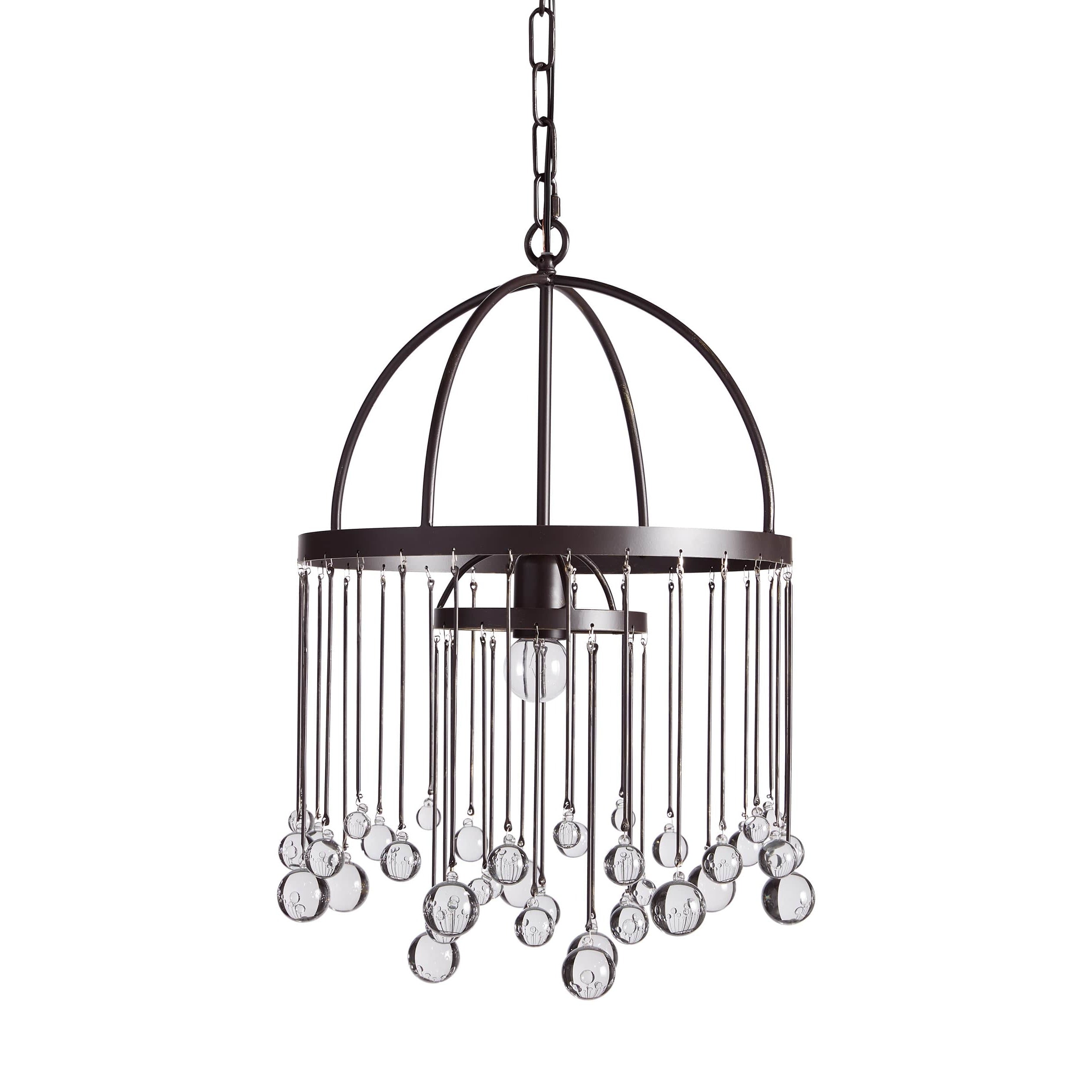 Aubrey Modern Crystal Ball Pendant Light