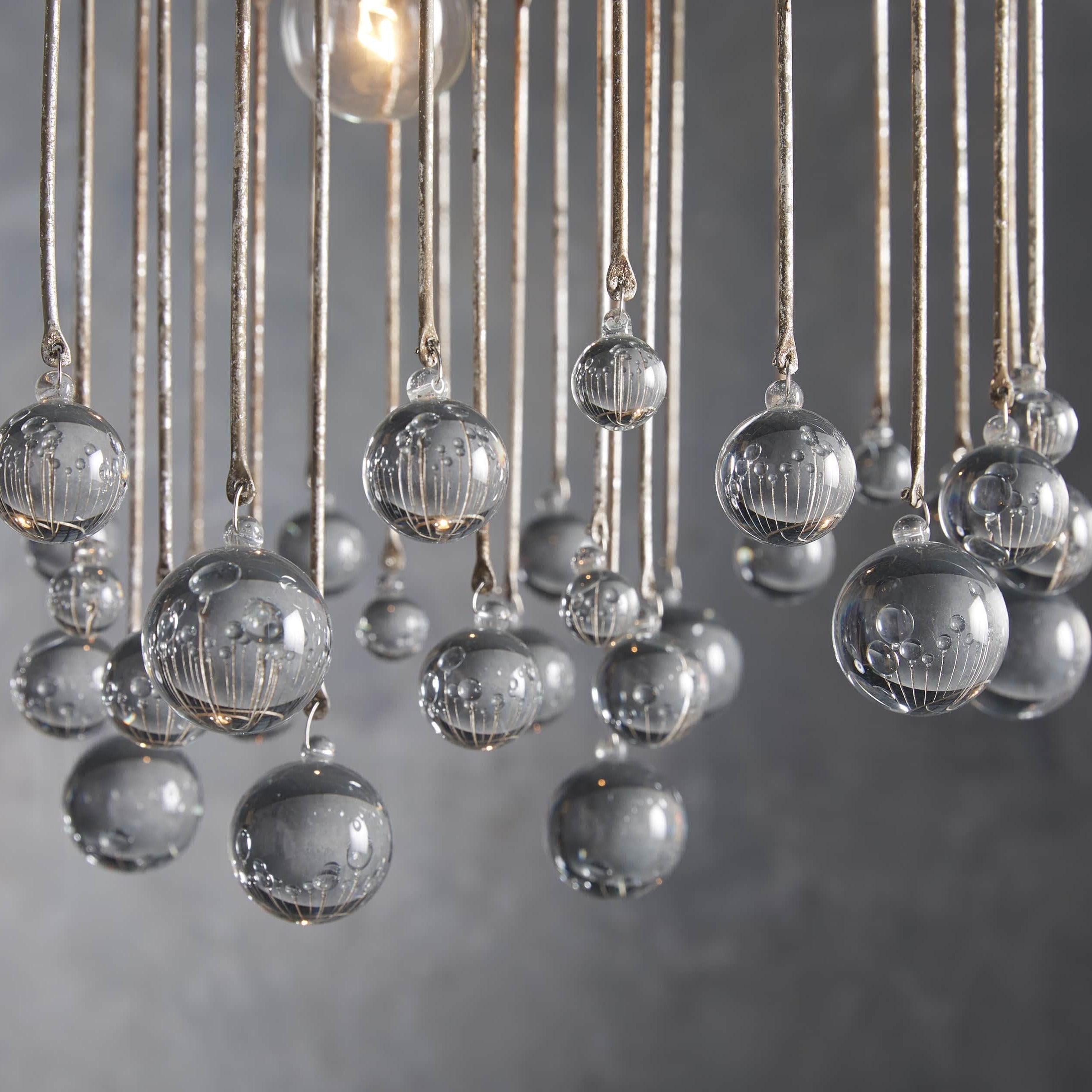 Aubrey Modern Crystal Ball Pendant Light