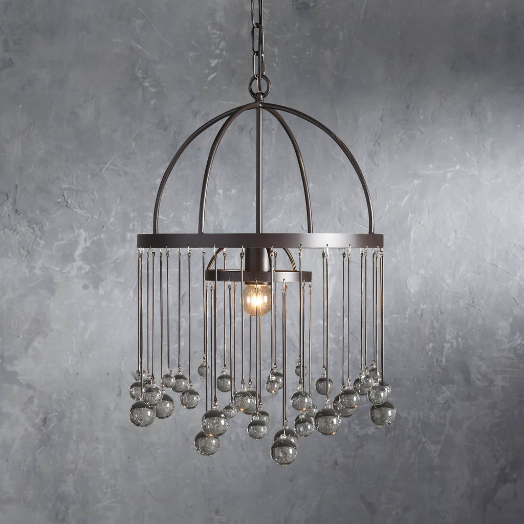 Aubrey Modern Crystal Ball Pendant Light