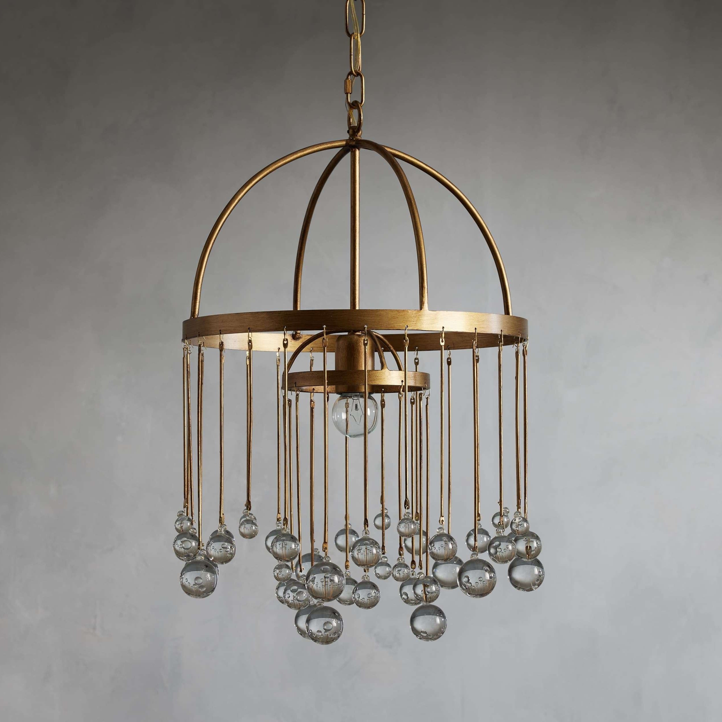 Aubrey Modern Crystal Ball Pendant Light