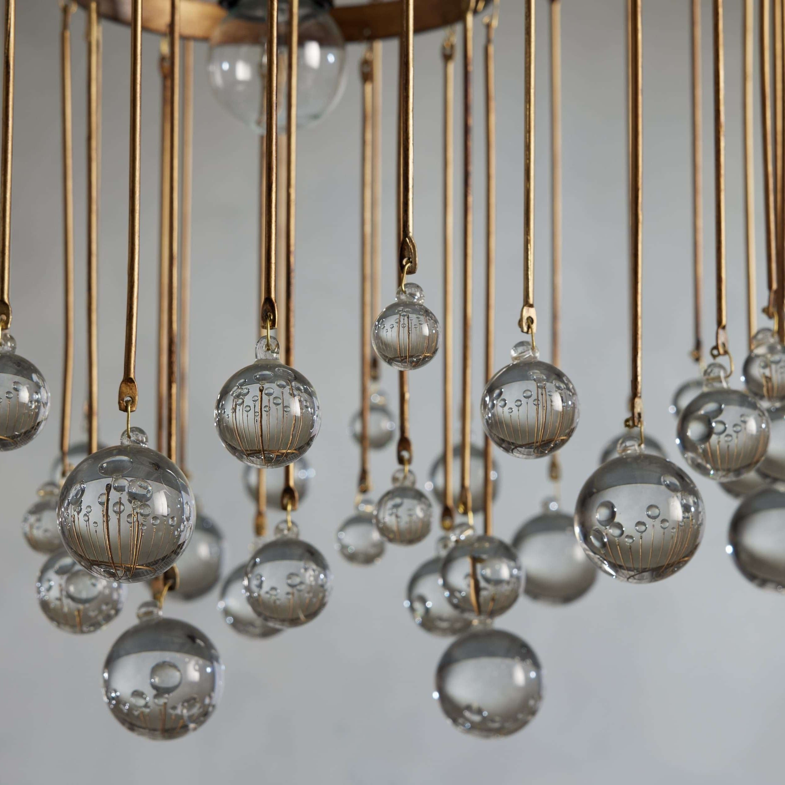 Aubrey Modern Crystal Ball Pendant Light