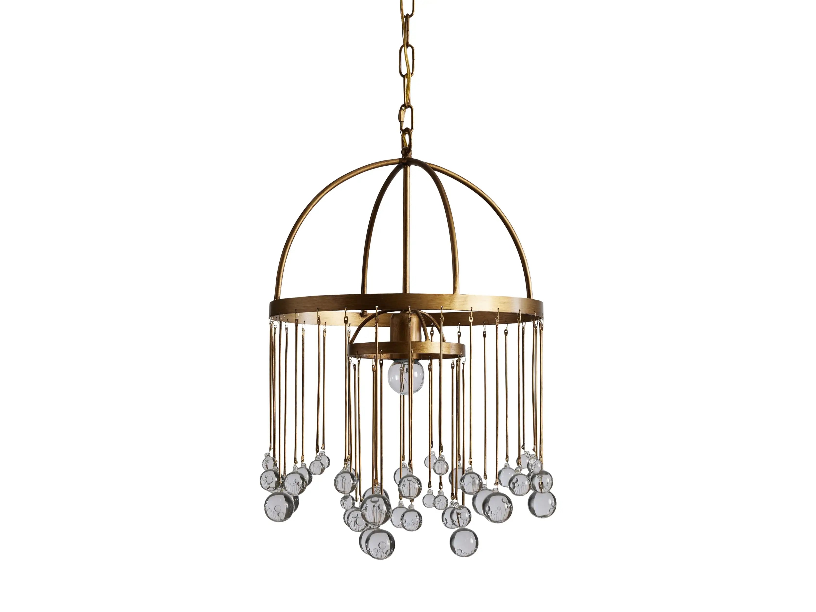 Aubrey Modern Crystal Ball Pendant Light
