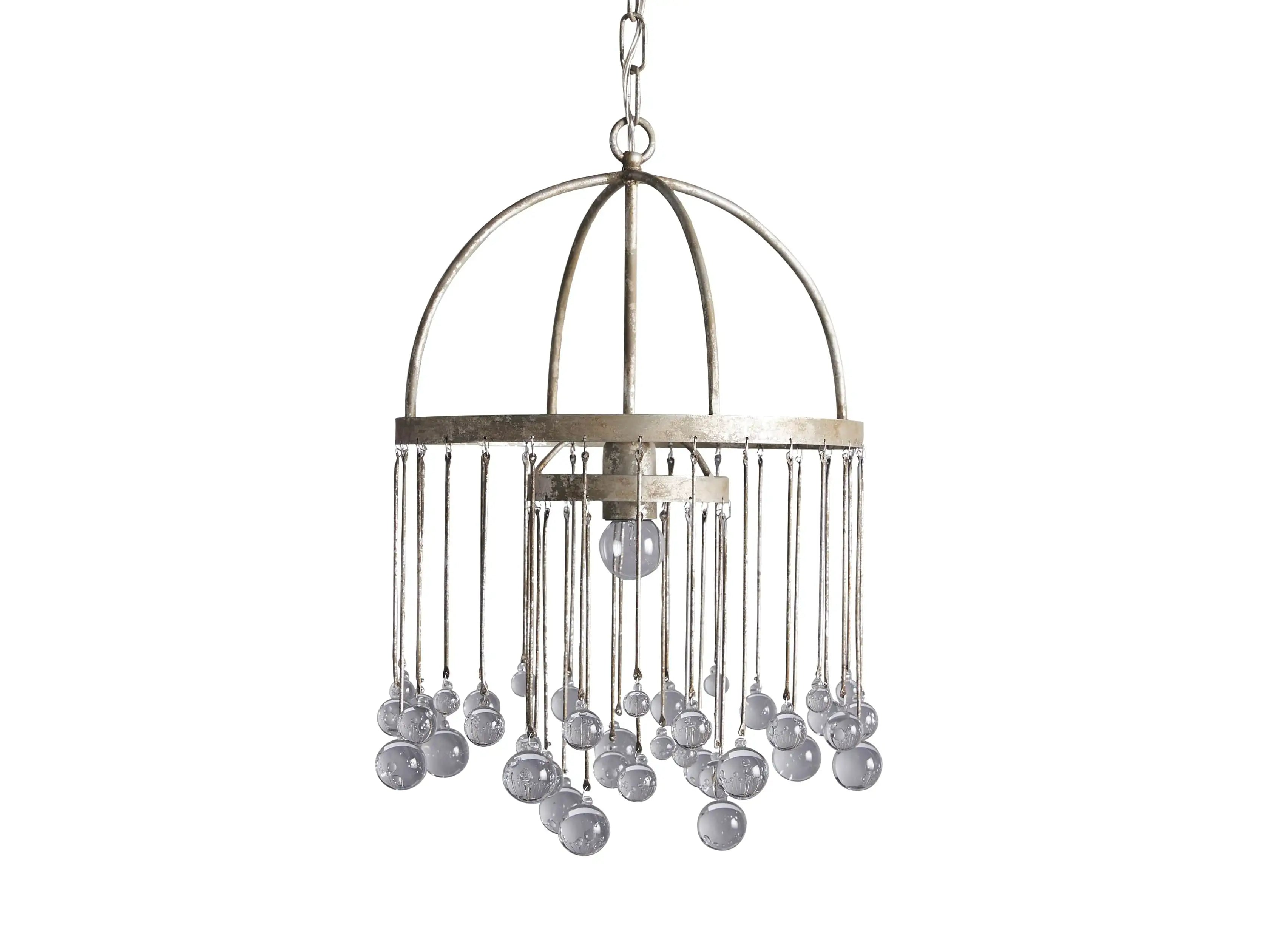 Aubrey Modern Crystal Ball Pendant Light