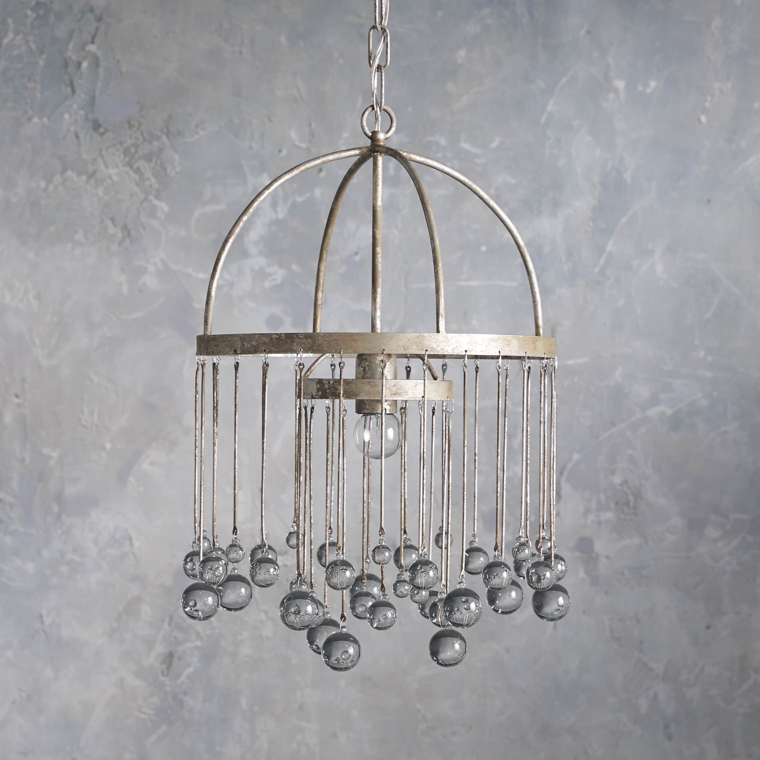 Aubrey Modern Crystal Ball Pendant Light