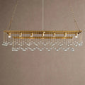 Aubrey Rectangular Chandelier 47''60'' - 60‘’BrassBlushlighting